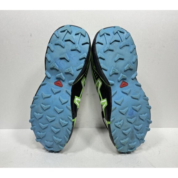 Salomon Speedcross 3 Trail Running Shoes Green Blue Men’s Size 10 328082 - Picture 6 of 8